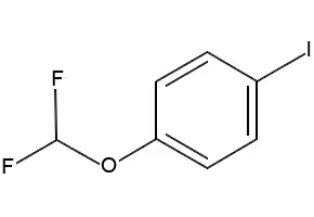 4-(Difluoromethoxy)iodobenzene structure, CAS 128140-82-9