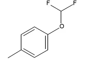 4-(Difluoromethoxy)toluene structure, CAS 1583-83-1