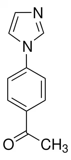 4-(Imidazol-1-yl)acetophenone structure, CAS 10041-06-2