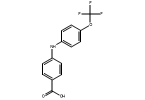 4-(Trifluoromethoxy)benzoic acid structure, CAS 330-12-1