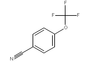4-(Trifluoromethoxy)benzonitrile structure, CAS 332-25-2