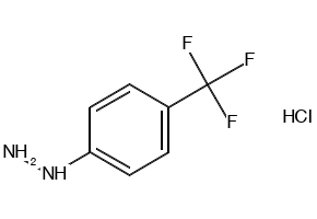 4-(Trifluoromethyl)phenylhydrazine hydrochloride structure, CAS 2923-56-0