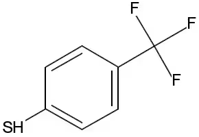 4-(Trifluoromethyl)thiophenol structure, CAS 825-83-2