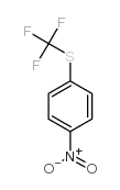 4-(Trifluoromethylthio)nitrobenzene structure, CAS 403-66-7