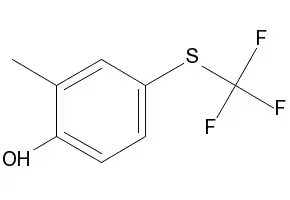 4-(Trifluoromethylthio)phenol structure, CAS 461-84-7