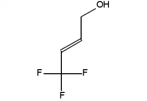 4,4,4-Trifluorobut-2-en-1-ol structure, CAS 674-53-3