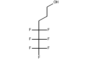 4,4,5,5,6,6,6-Heptafluorohexan-1-ol structure, CAS 679-02-7