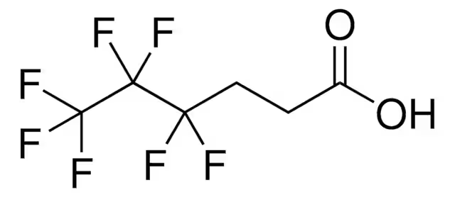 4,4,5,5,6,6,6-Heptafluorohexanoic acid structure, CAS 356-02-5