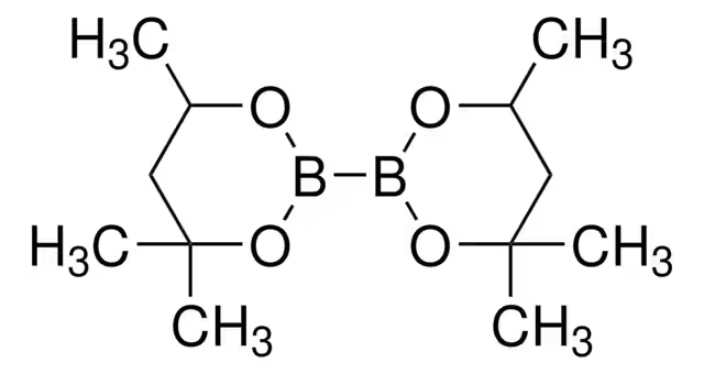 4,4,6-Trimethyl-2-(4,4,6-trimethyl-1,3,2-dioxaborinan-2-yl)-1,3,2-dioxaborinane structure, CAS 230299-21-5