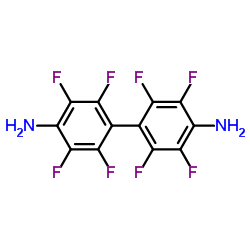 4,4'-Diaminooctafluorobiphenyl structure, CAS 1038-66-0