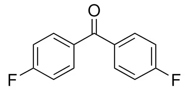4,4'-Difluorobenzophenone structure, CAS 345-92-6