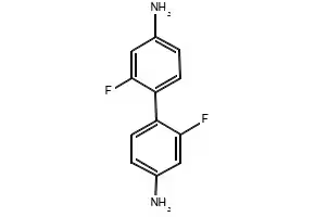 4,4'-Difluorobiphenyl structure, CAS 398-23-2