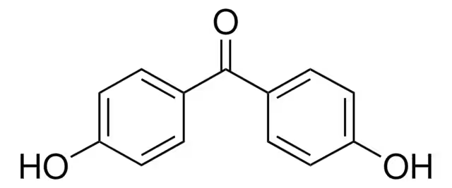 4,4'-Dihydroxybenzophenone structure, CAS 611-99-4