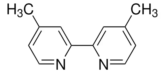 4,4'-Dimethyl-2,2'-dipyridyl structure, CAS 1134-35-6