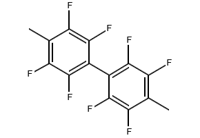 4,4'-Dimethyloctafluorobiphenyl structure, CAS 26475-18-3