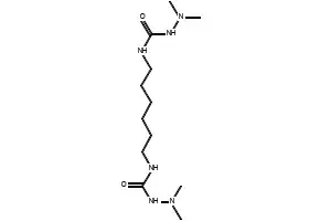 4,4'-Hexamethylenebis(1,1-dimethylsemicarbazide) structure, CAS 69938-76-7