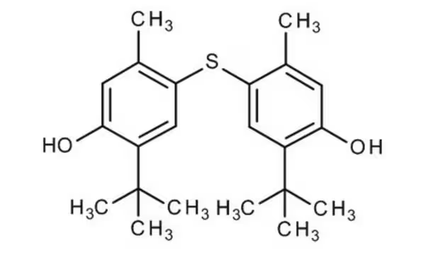 4,4'-Thio-bis(6-t-butyl-3-methyl phenol) structure, CAS 96-69-5
