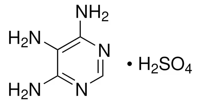 4,5,6-Triaminepyrimidine sulfate hydrate structure, CAS 6640-23-9
