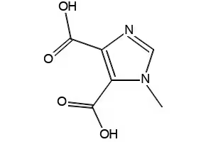 4,5-Dicarboxy-1-methyl-1H-imidazole structure, CAS 19485-38-2