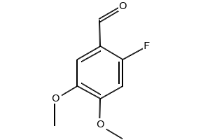 4,5-Dimethoxy-2-fluorobenzaldehyde structure, CAS 71924-62-4
