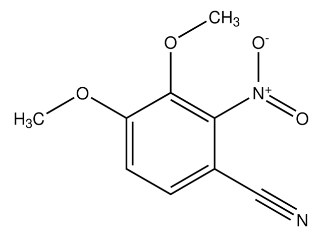 4,5-Dimethoxy-2-nitrobenzonitrile structure, CAS 102714-71-6