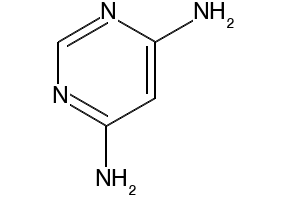 4,6-Diaminopyrimidine structure, CAS 2434-56-2