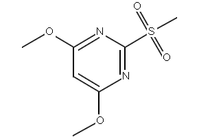 4,6-Dimethoxy-2-(methylsulfonyl)pyrimidine structure, CAS 113583-35-0
