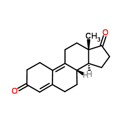 4,9-Esteadine-3,17-dione structure, CAS 5173-46-6