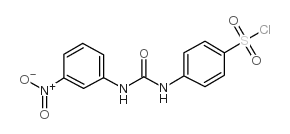 4-[3-(3-Nitrophenyl)ureido]benzenesulfonyl chloride structure, CAS 677326-86-2