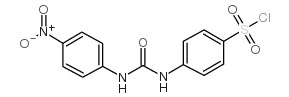 4-[3-(4-Nitrophenyl)ureido]benzenesulfonyl chloride structure, CAS 677326-85-1