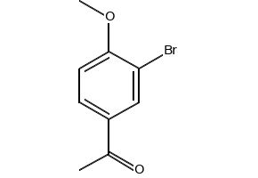 1-(3-Bromo-4-methoxyphenyl)ethanone structure, CAS 35310-75-9