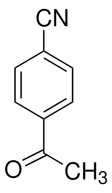 4-Acetylbenzonitrile structure, CAS 1443-80-7