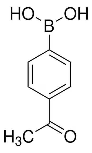 4-Acetylphenylboronic acid structure, CAS 149104-90-5