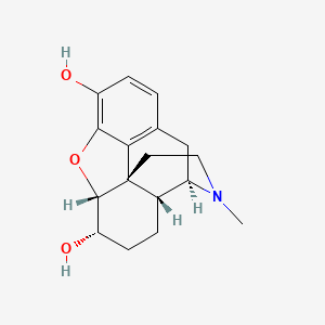 Dihydromorphine structure, CAS 509-60-4