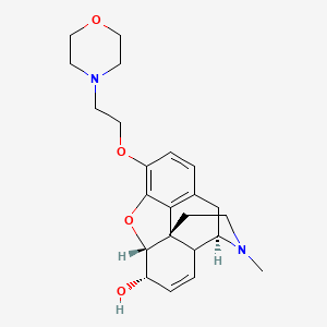 Pholcodine structure, CAS 509-67-1