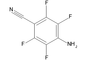 4-Amino-2,3,5,6-tetrafluorobenzonitrile structure, CAS 17823-38-0