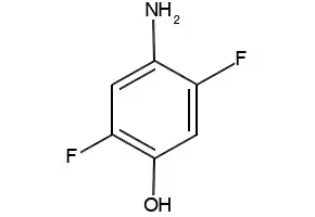4-Amino-2,5-difluorophenol structure, CAS 120103-19-7