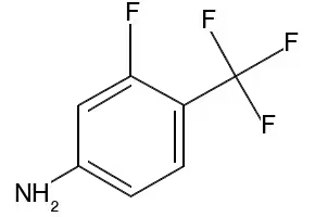 4-Amino-2-fluorobenzotrifluoride structure, CAS 69411-68-3