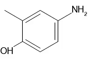 4-Amino-2-methylphenol structure, CAS 2635-95-2