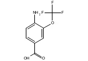 4-Amino-3-(trifluoromethoxy)benzoic acid structure, CAS 175278-22-5
