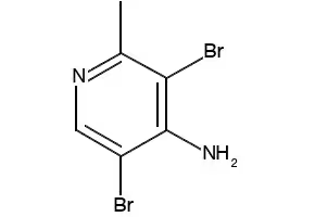 4-Amino-3,5-dibromo-2-methylpyridine structure, CAS 126325-54-0