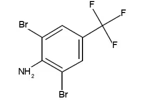 4-Amino-3,5-dibromobenzotrifluoride structure, CAS 72678-19-4