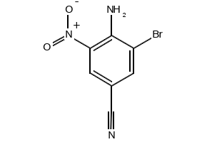 4-Amino-3-nitrobenzonitrile structure, CAS 6393-40-4