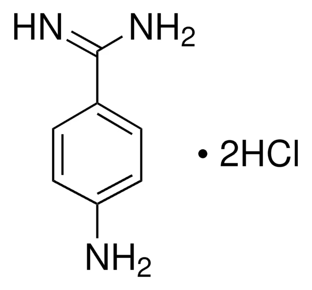 4-Aminobenzamidine dihydrochloride structure, CAS 2498-50-2