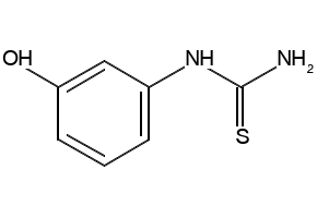 1-(3-Hydroxyphenyl)-2-thiourea structure, CAS 3394-05-6