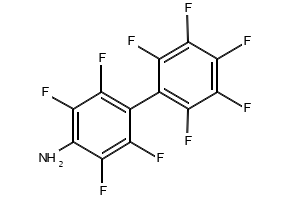 4-Aminononafluorobiphenyl structure, CAS 969-25-5