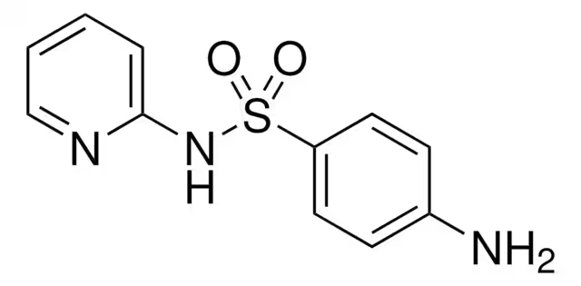 4-Amino-N-pyridin-2-yl-benzenesulfonamide structure, CAS 144-83-2
