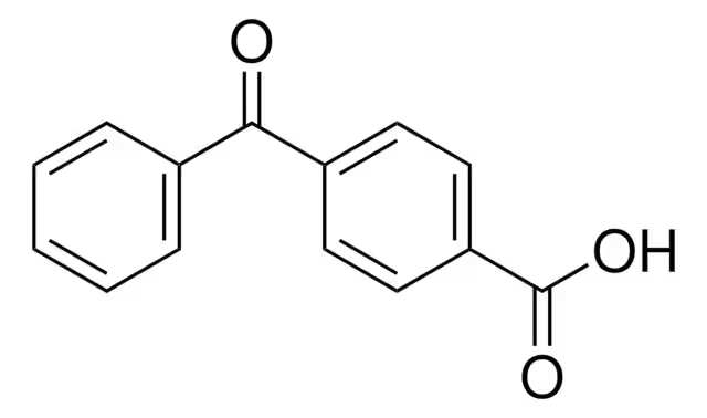 4-Benzoylbenzoic acid structure, CAS 611-95-0