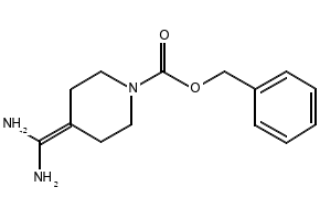 4-Benzoylpiperazine-1-carboxamidine structure, CAS 61887-54-5
