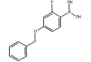 4-Benzyloxy-2-fluorobenzeneboronic acid structure, CAS 166744-78-1